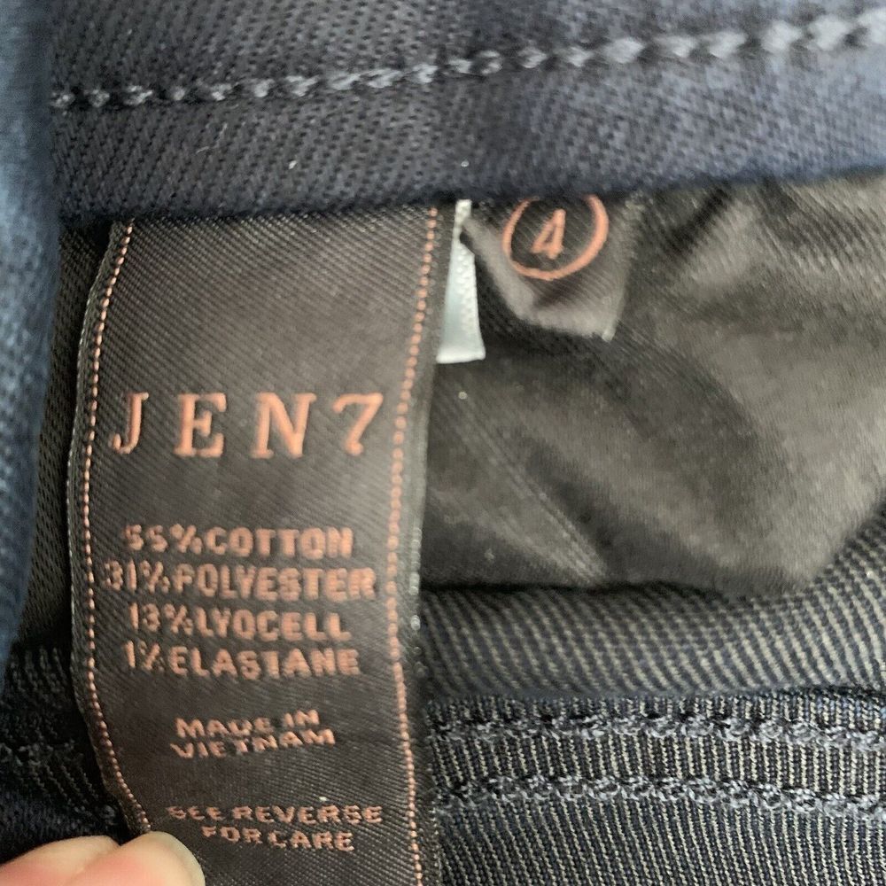 Jen7 by 7 for All‎ Mankind Comfort Skinny Jeans Size 4 Dark Wash MSRP $99 - Picture 8 of 9